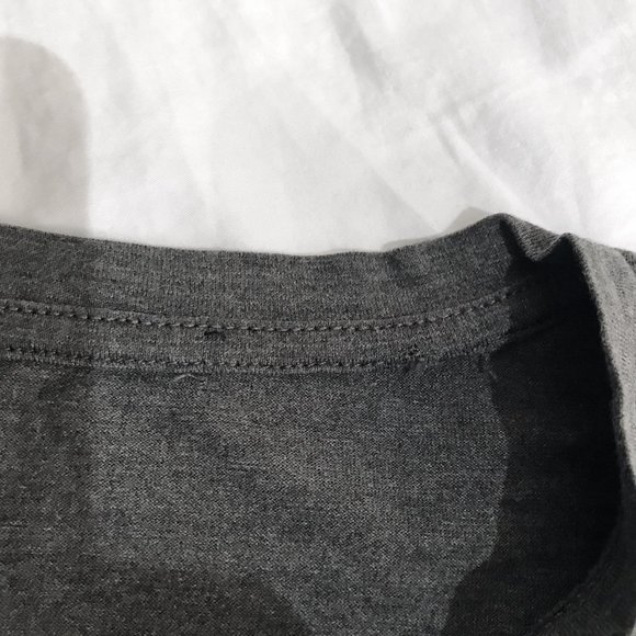 Theory - Incisive Silk-Cotton Clay Plaito V-Neck Tee - Picture 6 of 8